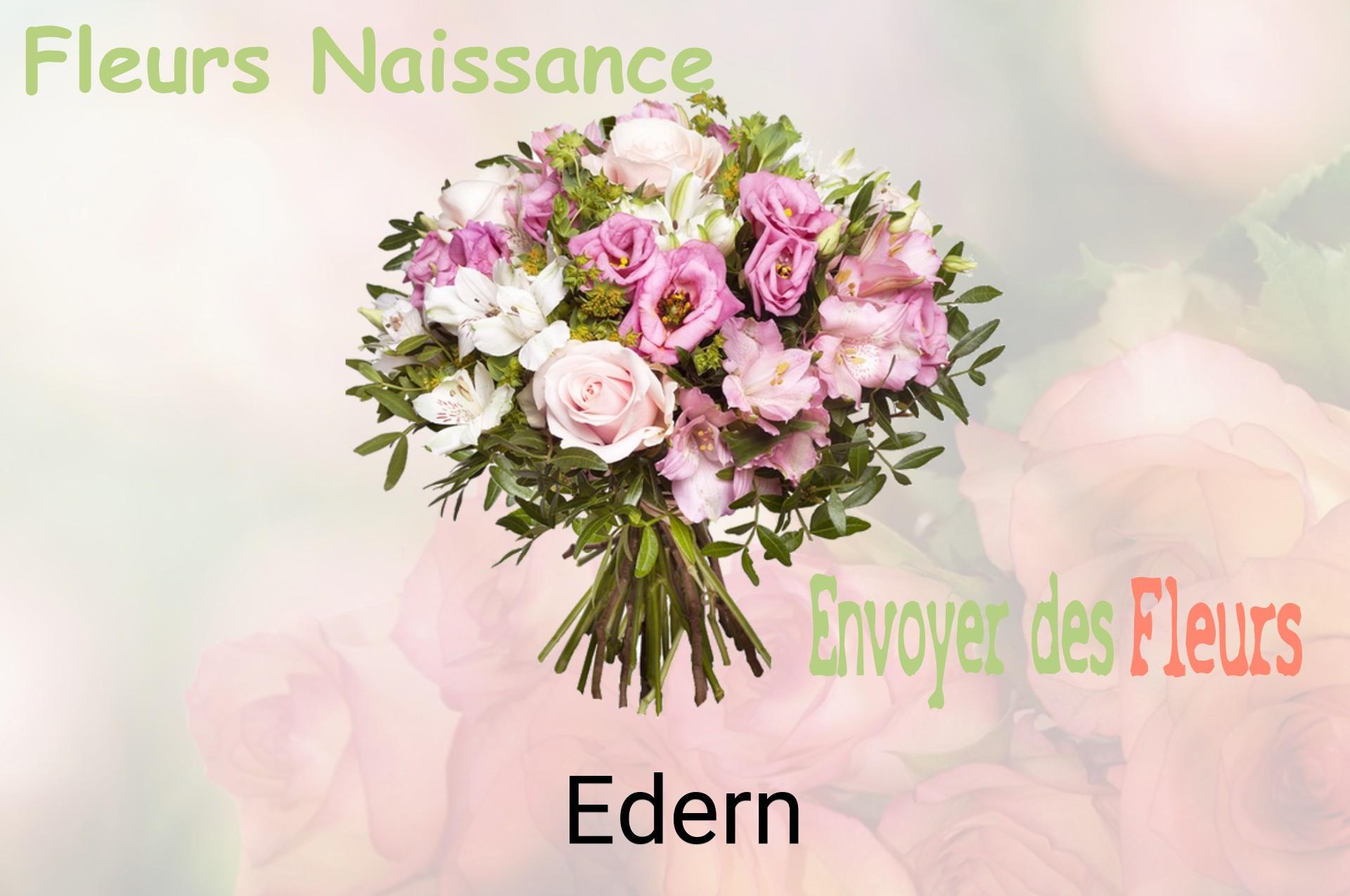 Bouquet de fleurs de naissance livré à Edern